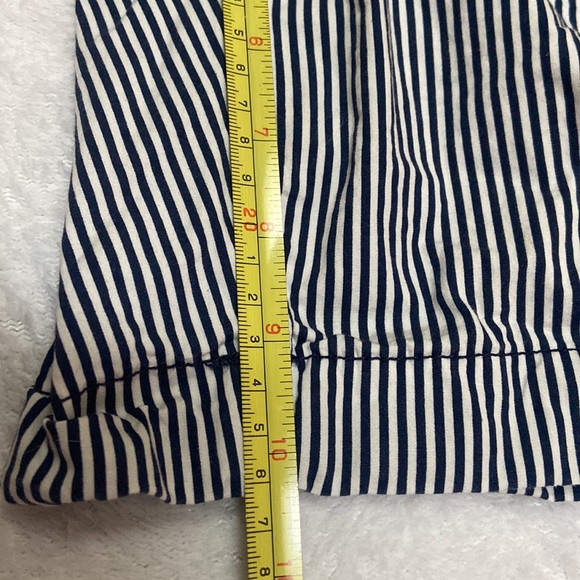 St.John’s Bay Size 16 Striped Shorts Navy & White - Picture 9 of 10